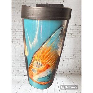 Derek DeYoung Tailing‎ redfish Signature Travel Tumbler
